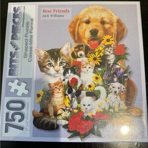 NWT Kitten & Puppy puzzle - 750 pieces